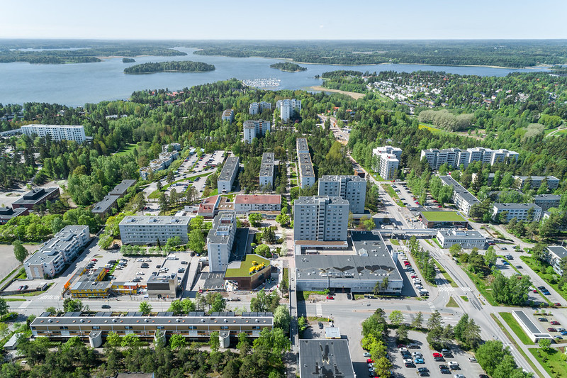 Aerial picture of Soukka area