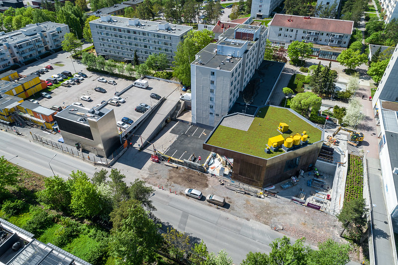 Aerial picture of Soukantori entrance